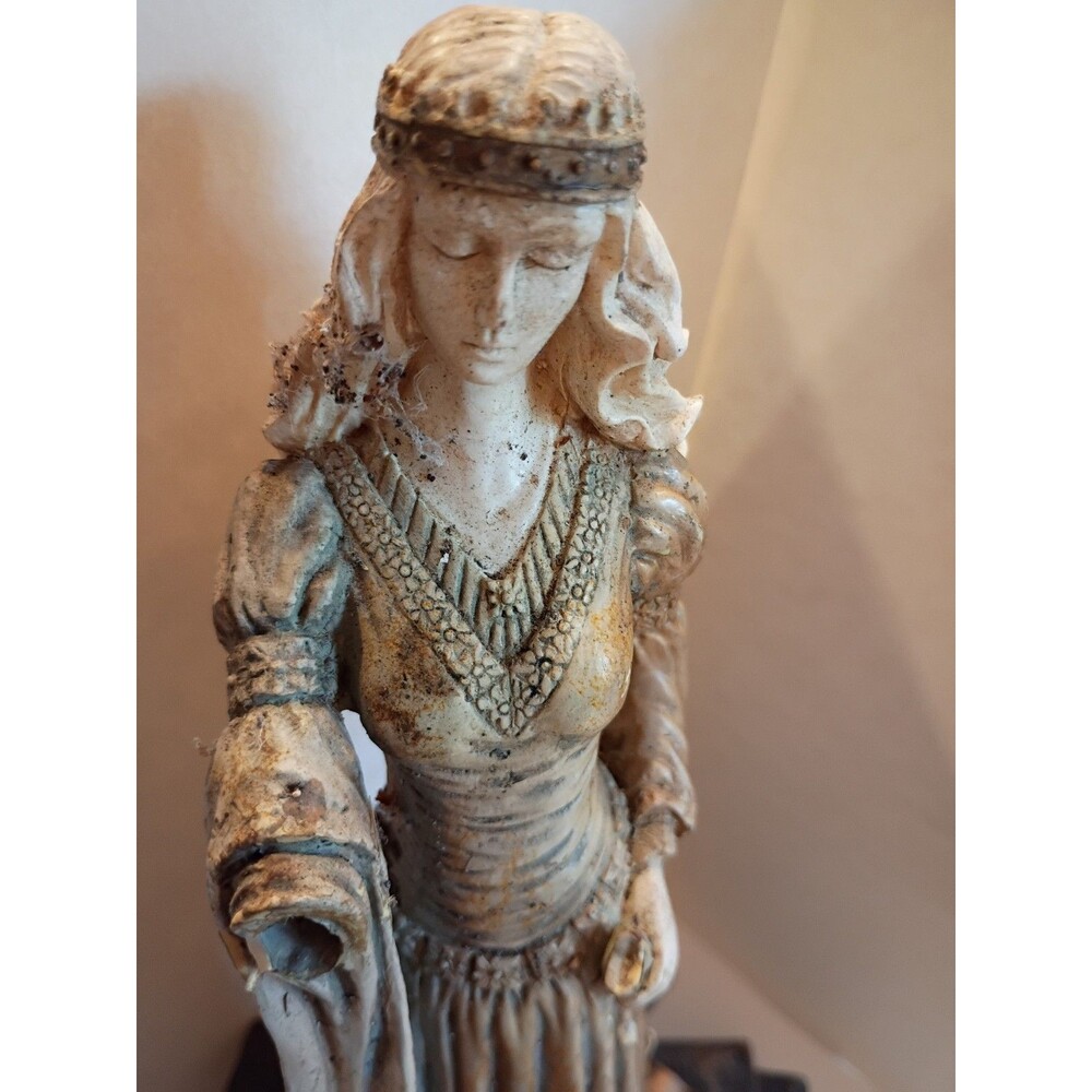 Vtg Victorian Renaissance Medieval / Fantasy Missing Hand Statue Aprx 11 Inches